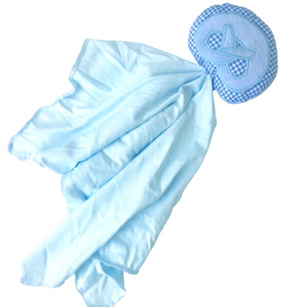 Mei Schmusebrezn blau